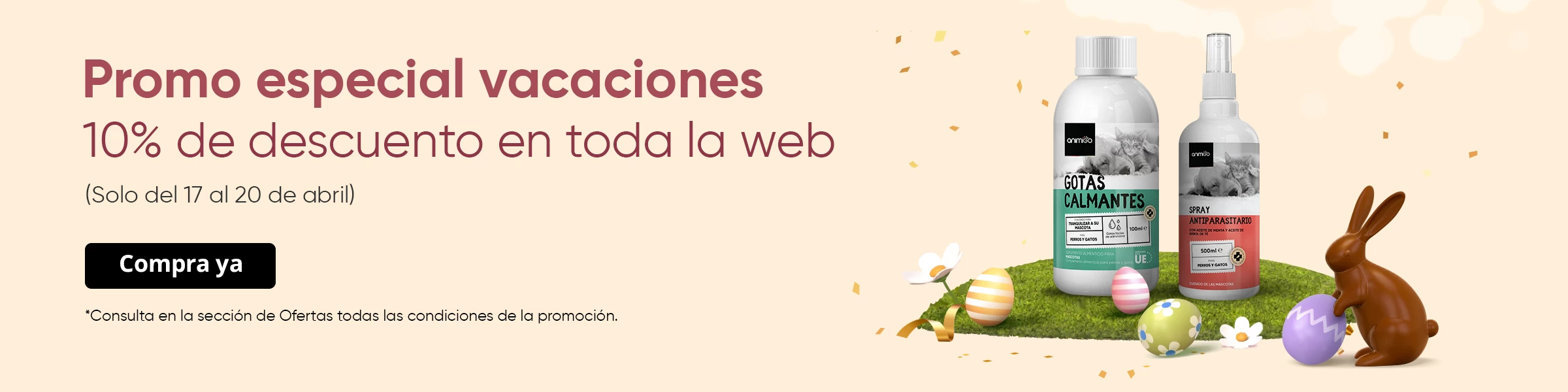 10 % de descuento en toda la web