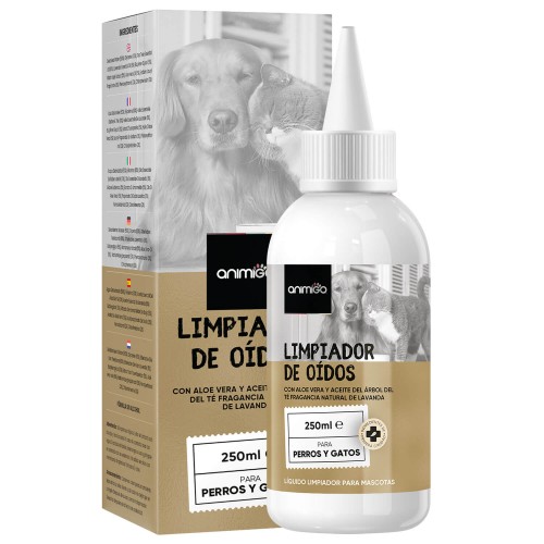 Limpiador de Oídos Perros y Gatos, 250ml