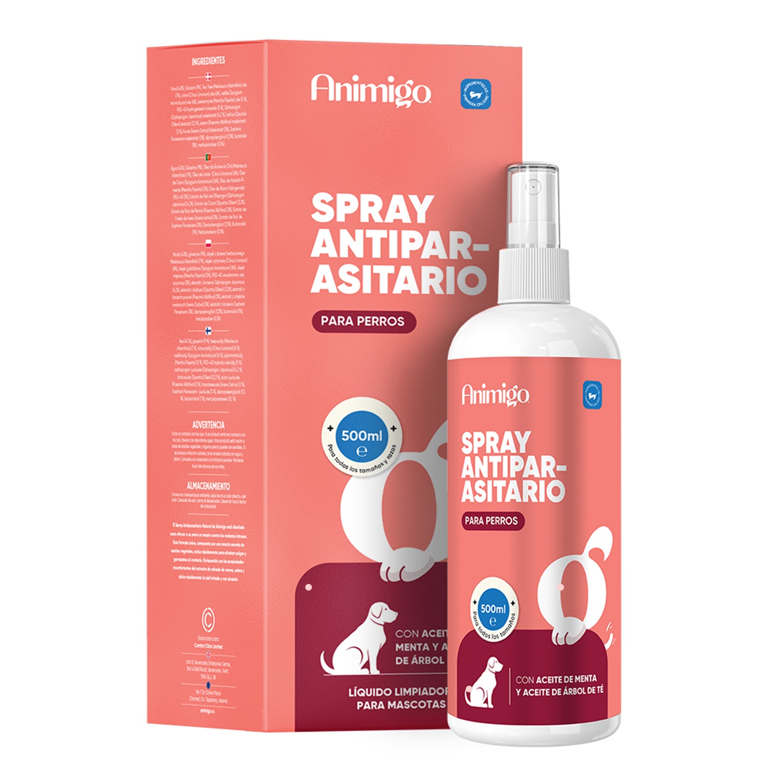 Spray antiparasitario 500 ml