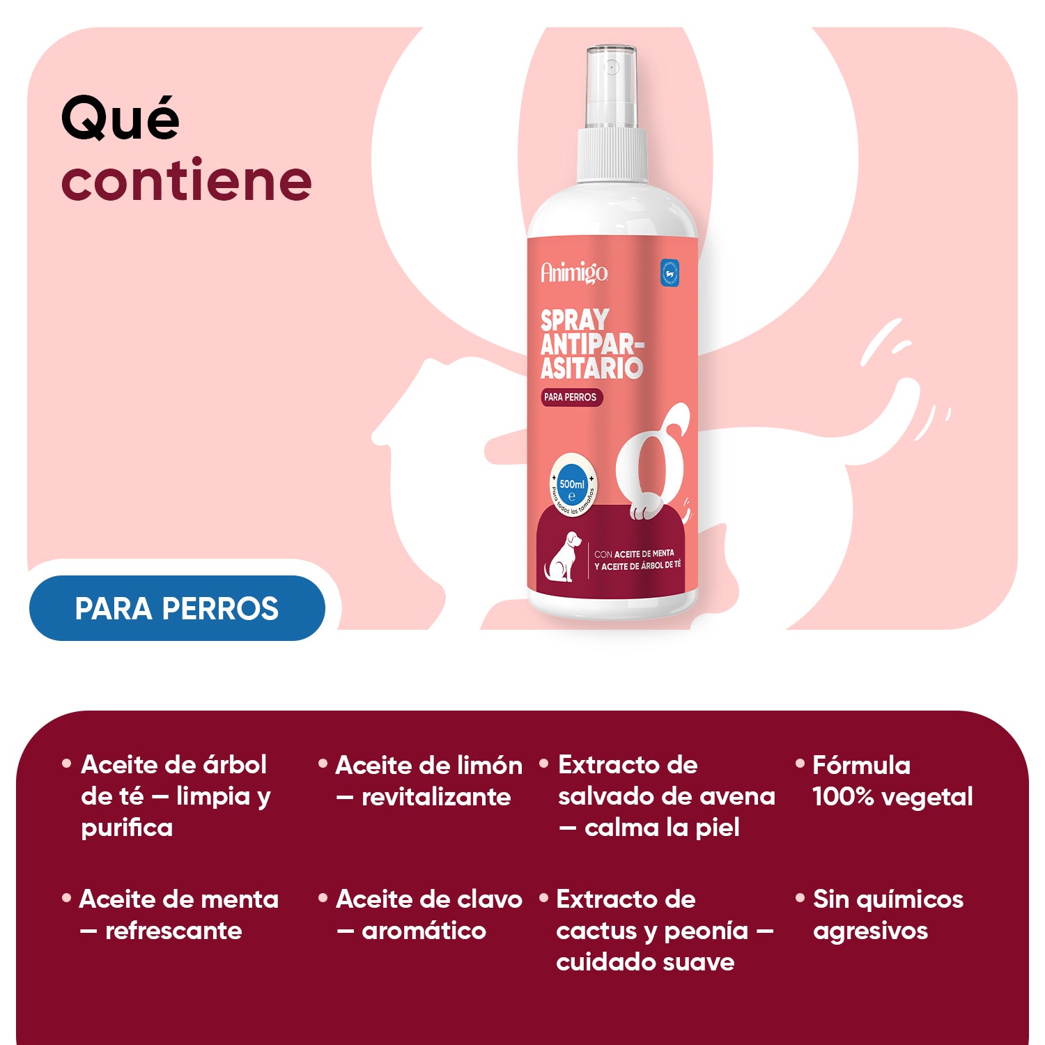 Spray antiparasitario 500 ml