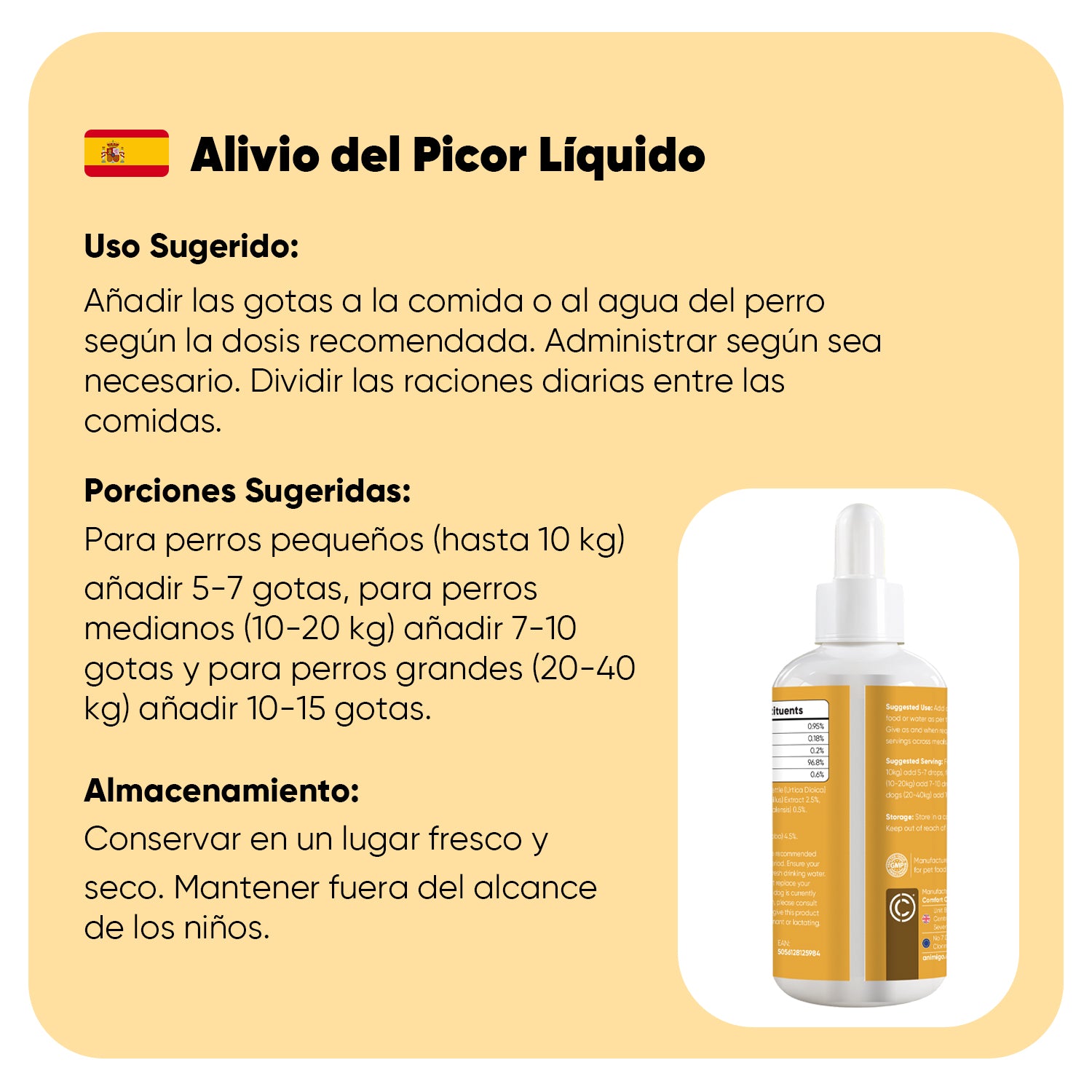 Alivio del picor líquido 250 ml