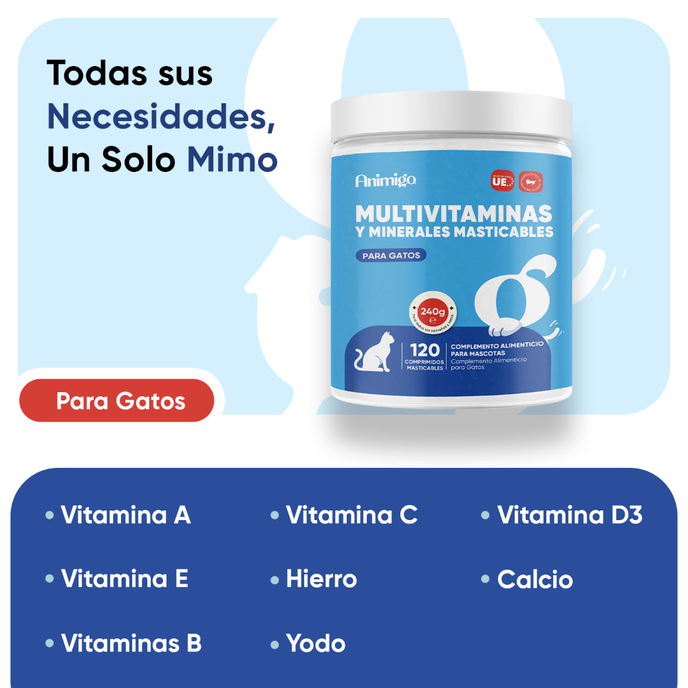 Calmantes masticables para gatos 120