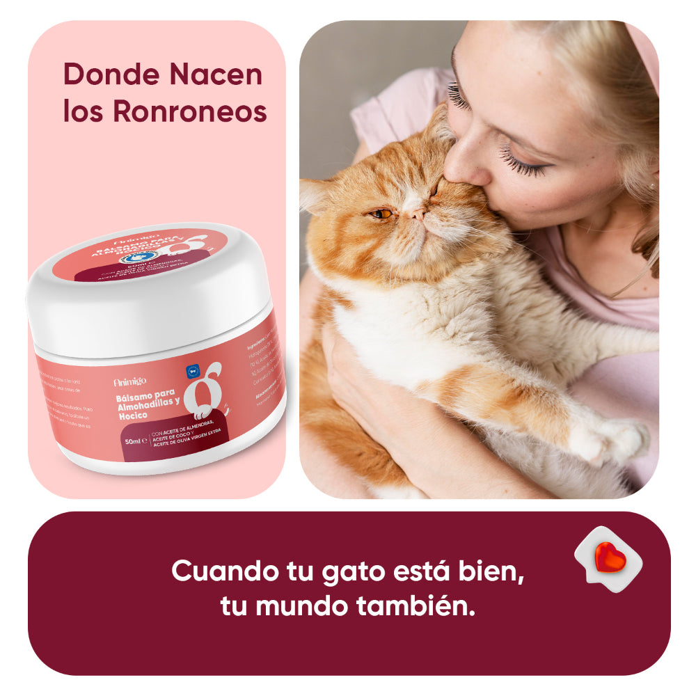 Bálsamo para almohadillas y hocico para gatos 50 ml