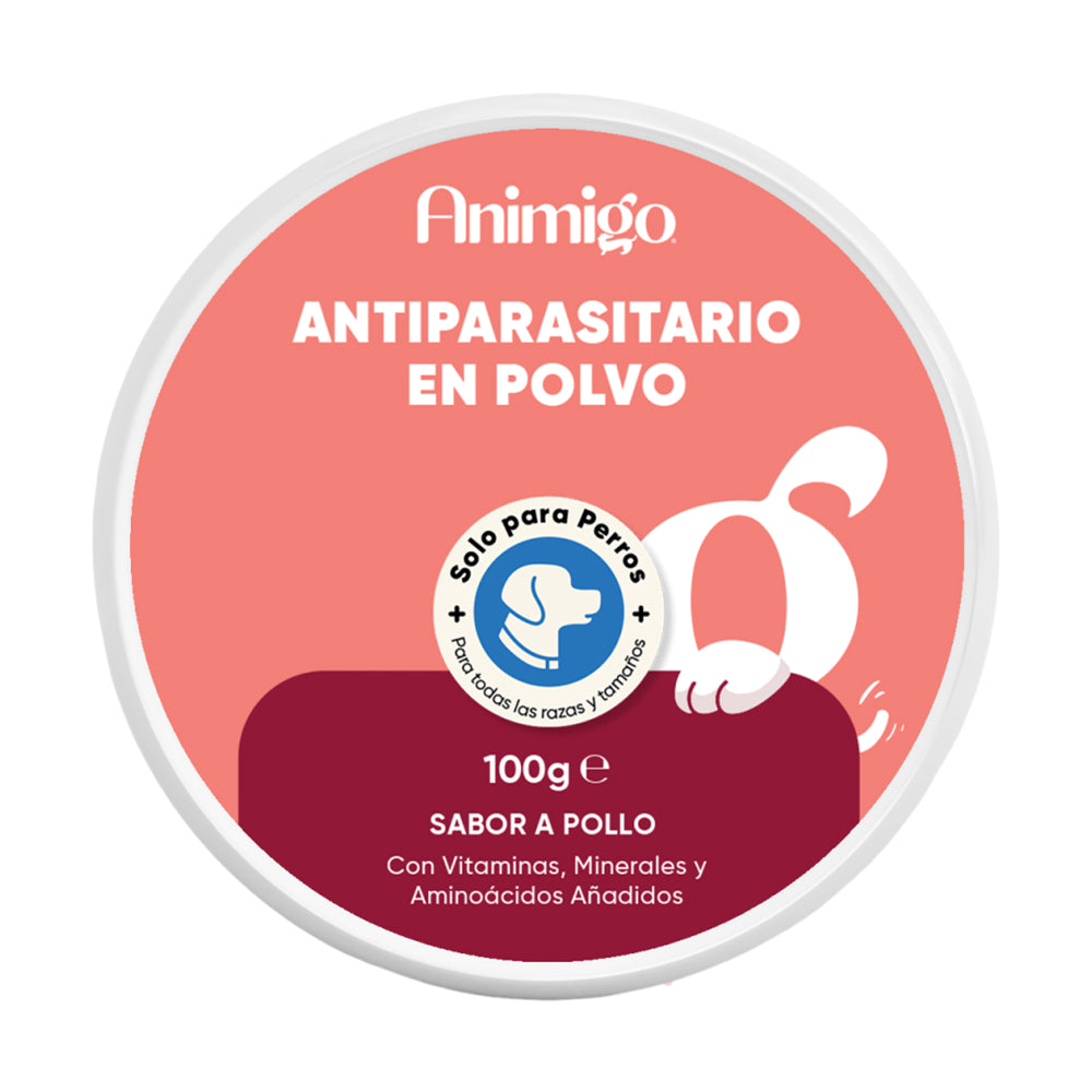 Antiparasitario en polvo para gatos para perros 100 g