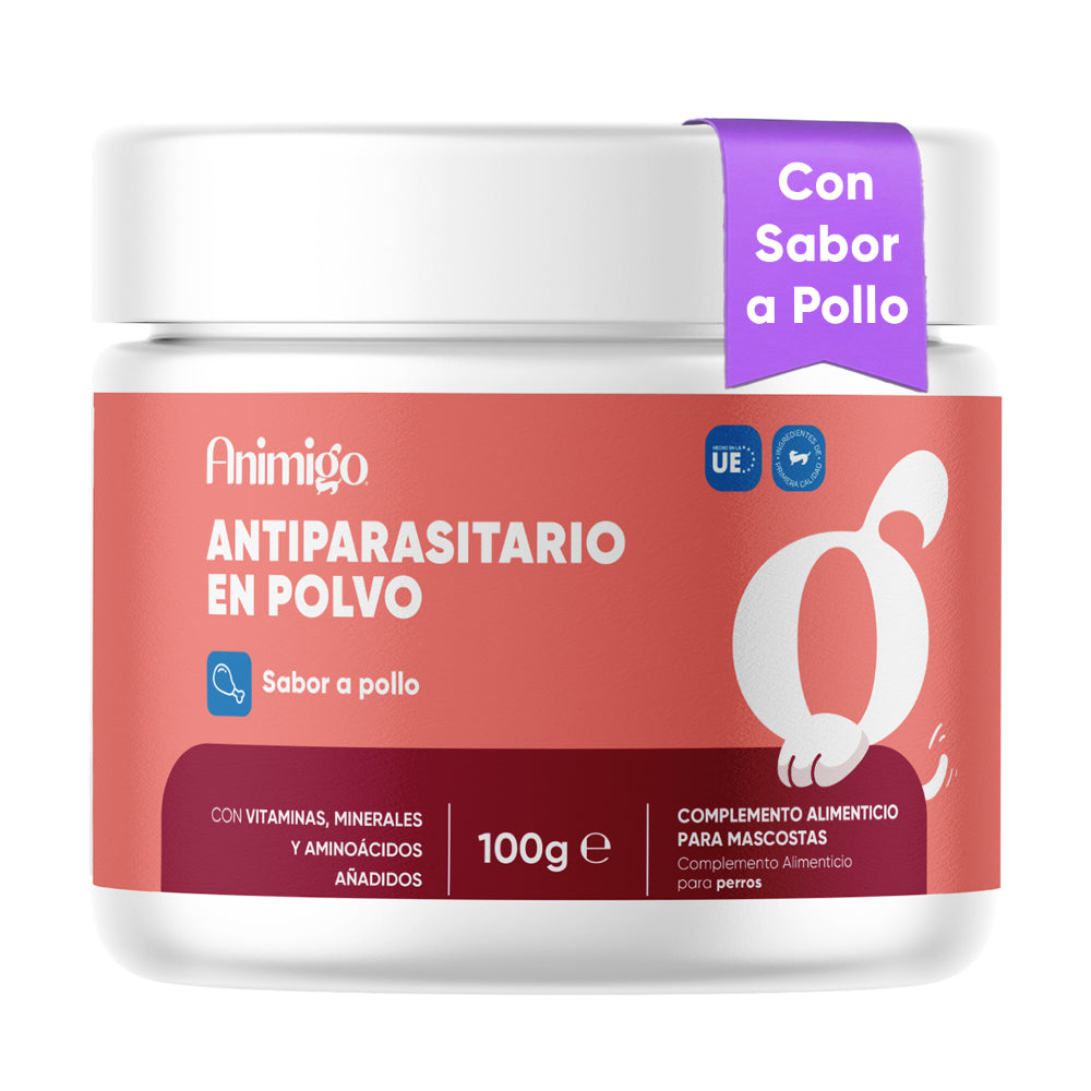 Antiparasitario en polvo para gatos para perros 100 g