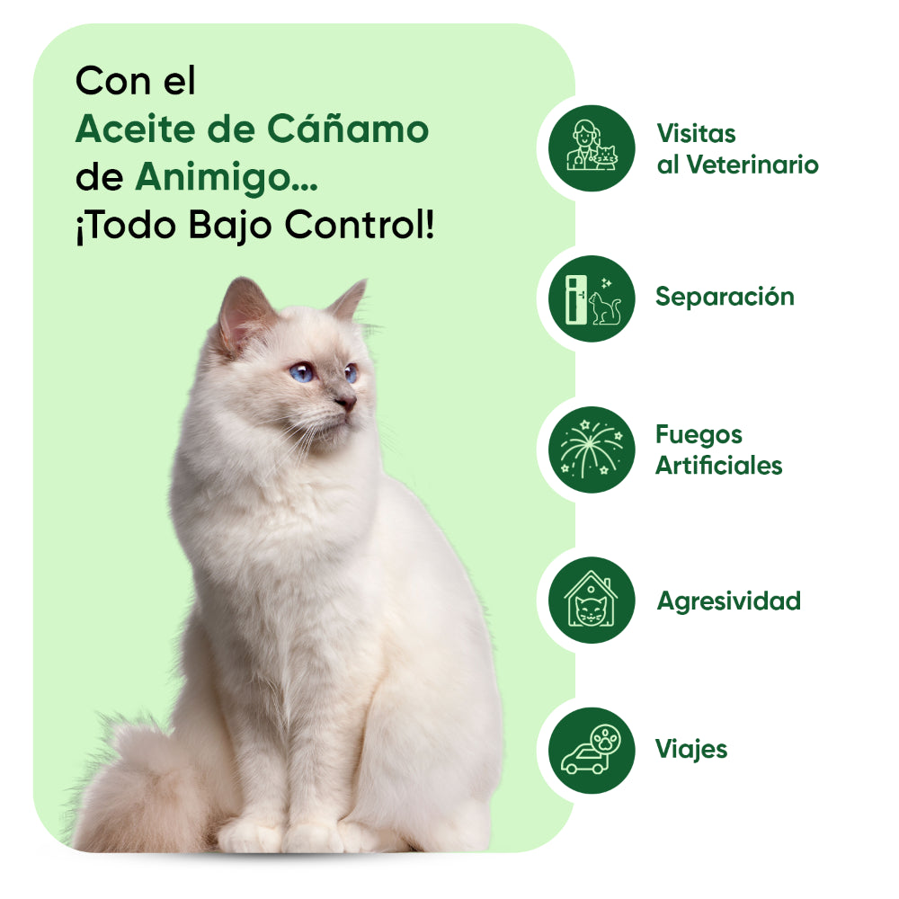 Aceite de cáñamo para gatos 60 ml