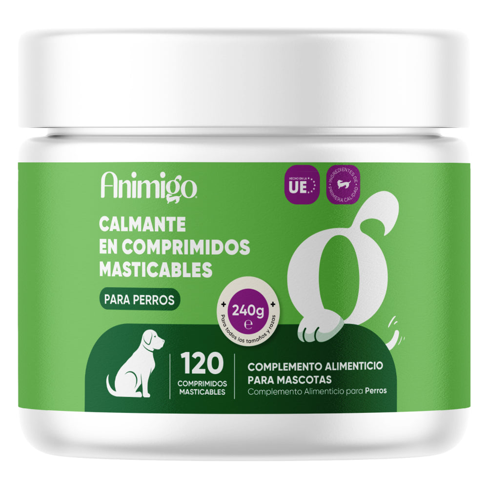 Suplemento calmante para perros: 120 masticables blandos